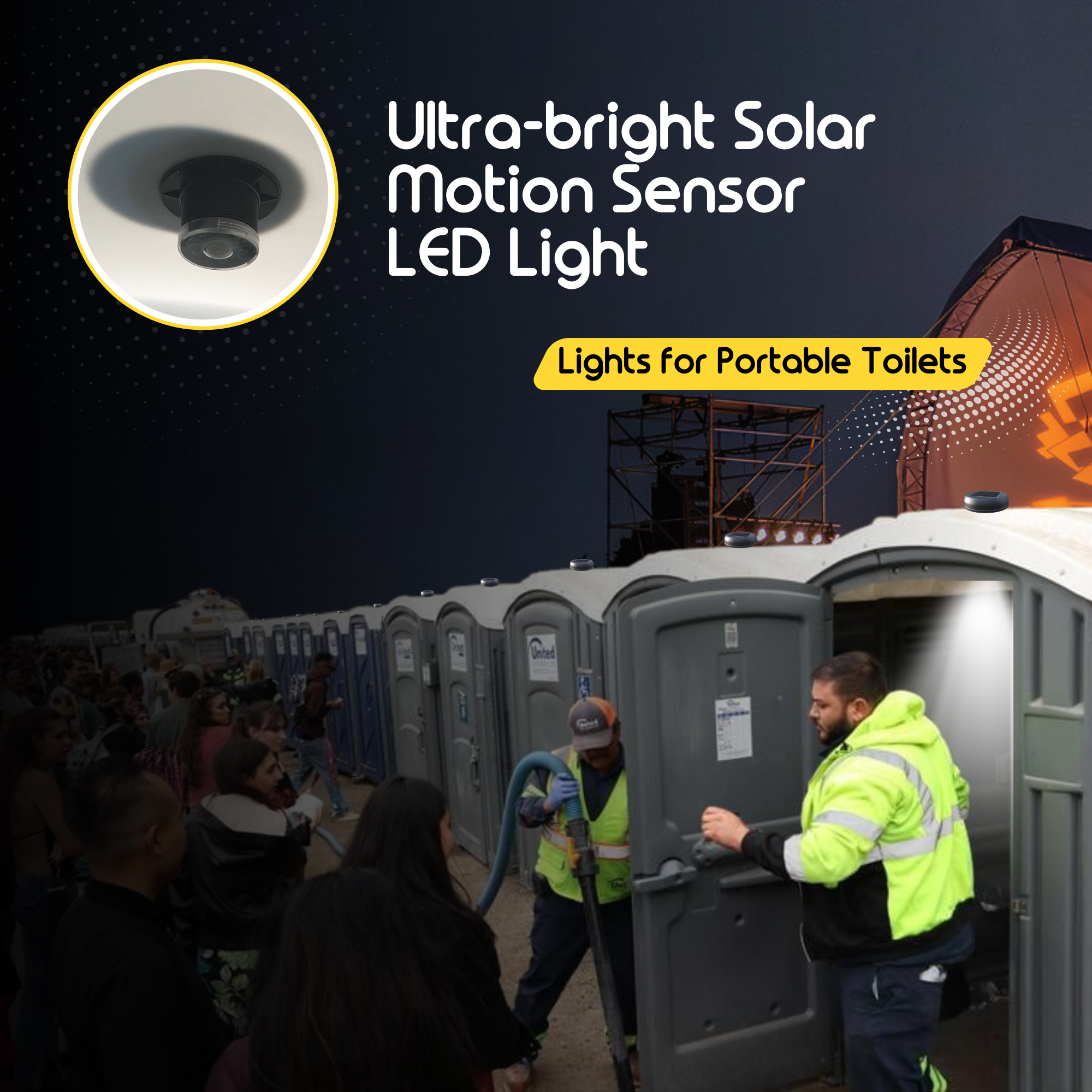 NoWire MultiTask Solar Motion Light – Portable Shed, Cabin & Utility Sconce