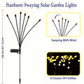 8-Pack 48LED Solar Firefly Lights, for Outdoors, Garden, Patio, Pathway, Backyard