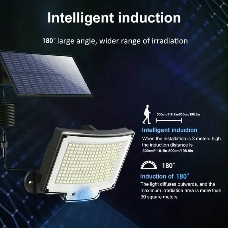 2-Pack Solar Wall Lights with Split Panel