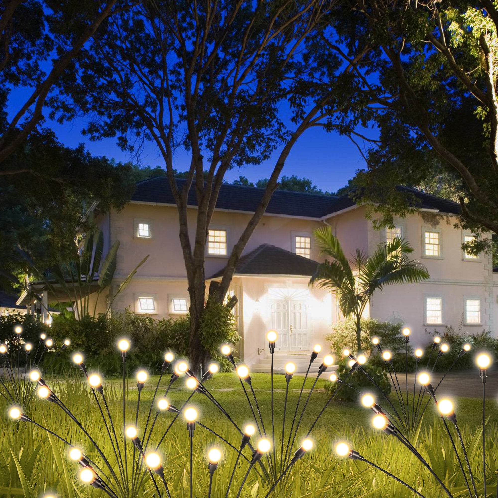 NoWire Firefly Solar Garden Lights – 2 / 4 / 6 / 8 Pack