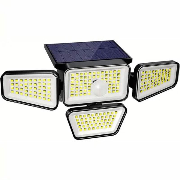 NoWire ApexMotion Dual-Head Solar Spotlight – Adjustable Motion Sensor Security Light