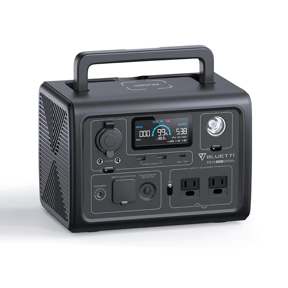 BLUETTI EB3A Portable Power Station – 268Wh LiFePO4