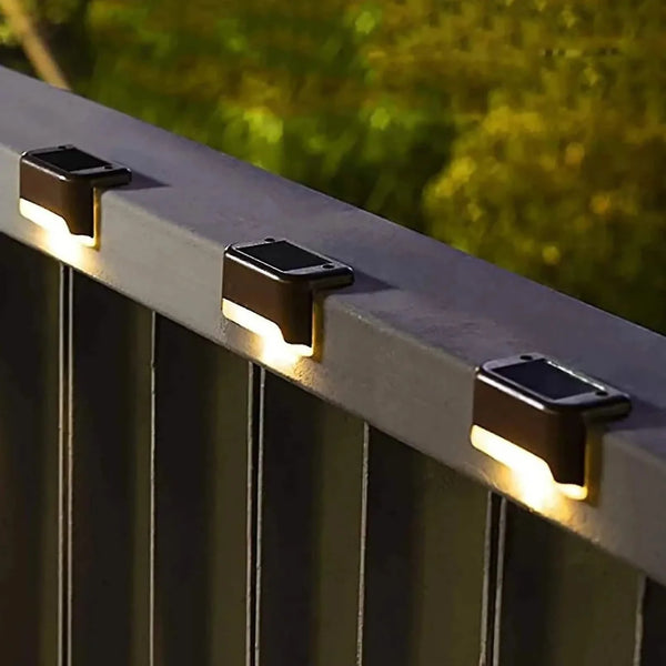 NoWire 4-Pack Solar Deck & Garden Lights – Outdoor Pathway Lighting