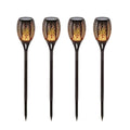 NoWire EmberFlame Solar Torch Lights – 4 Pack