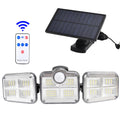 NoWire MotionGuard Solar Security Spotlight – 3 Head