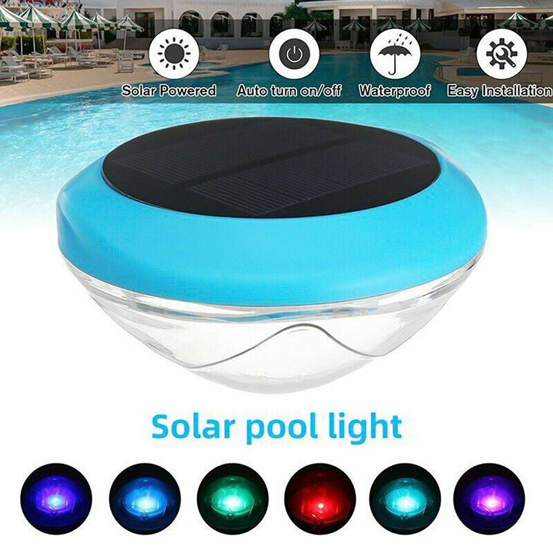 NoWire AquaGlow Solar Floating Pool Light