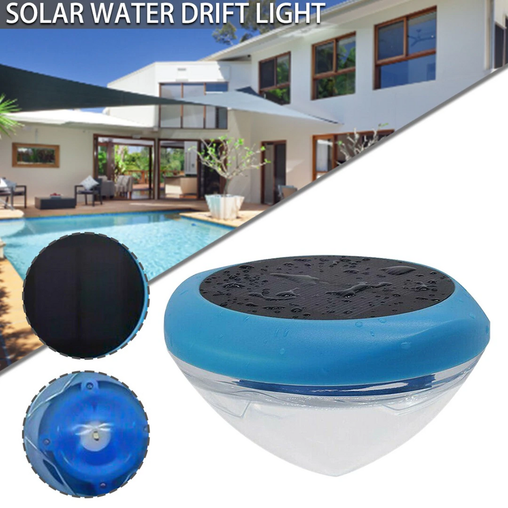 NoWire AquaGlow Solar Floating Pool Light