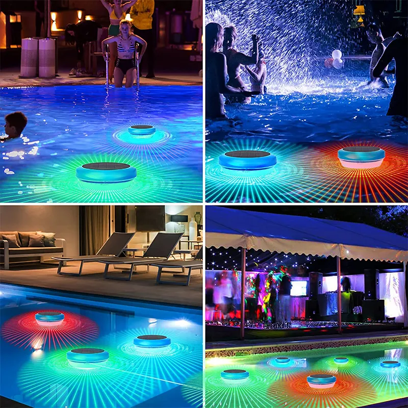 NoWire AquaGlow Solar Floating Pool Light
