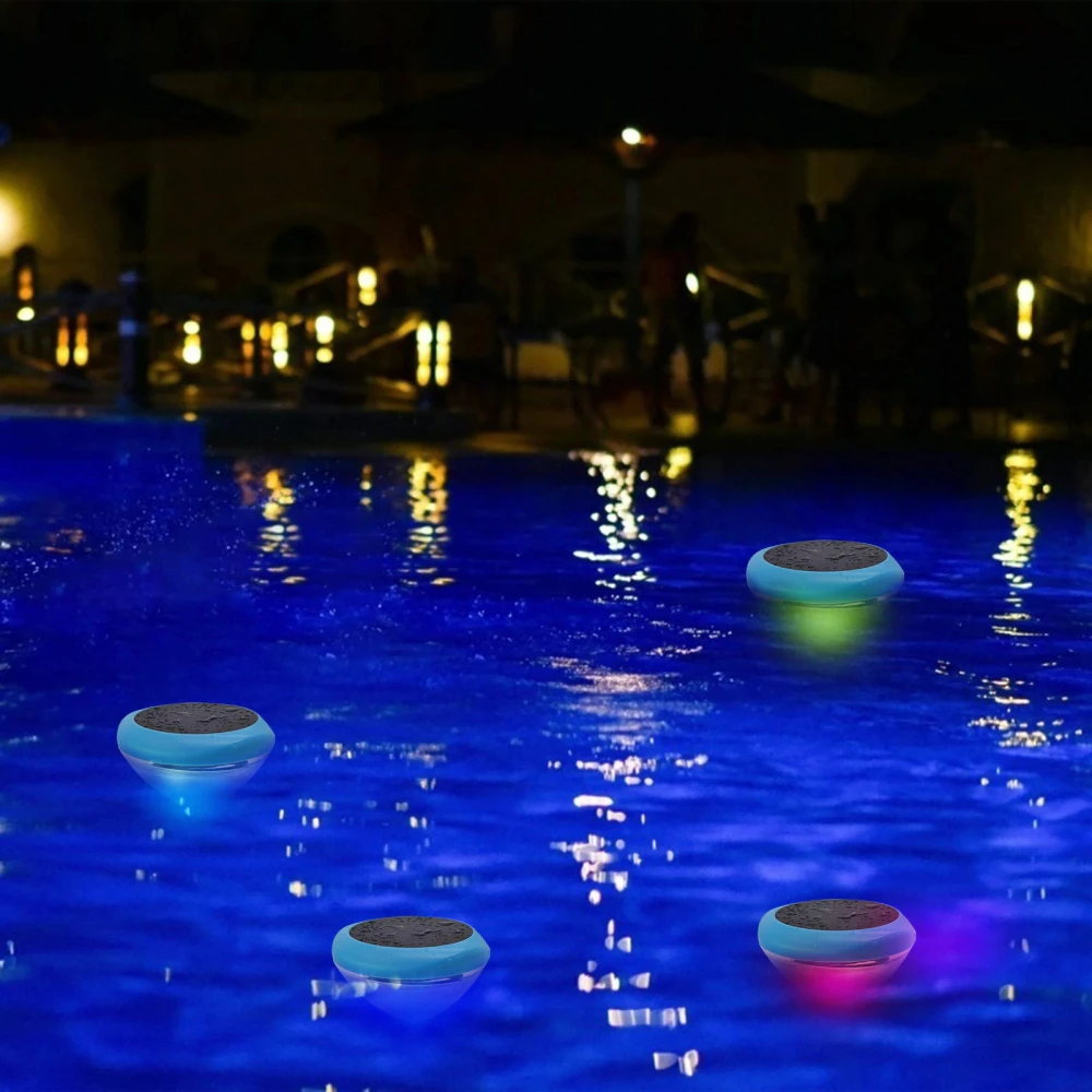 NoWire AquaGlow Solar Floating Pool Light