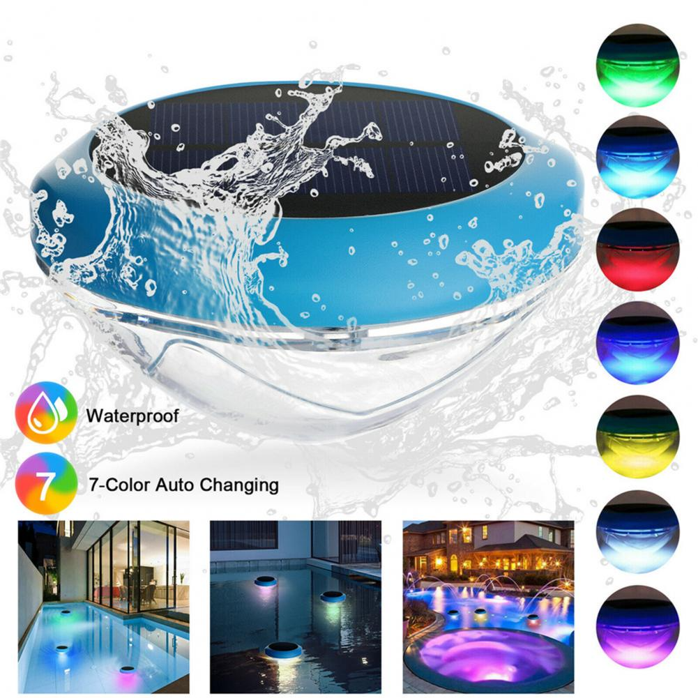 NoWire AquaGlow Solar Floating Pool Light