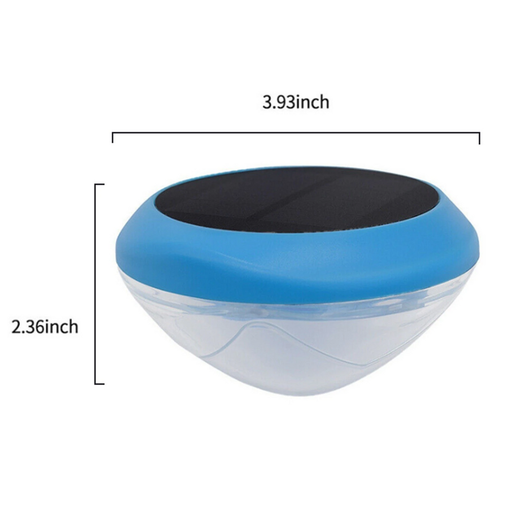 NoWire AquaGlow Solar Floating Pool Light