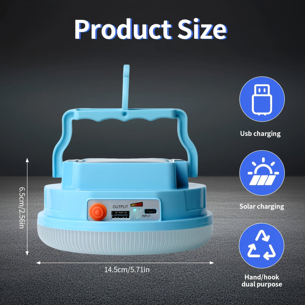 NoWire Solar LED Camping Light with Magnetic Base