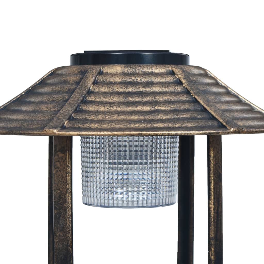 NoWire Solar LED Birdbath Fountain Light – Bronze