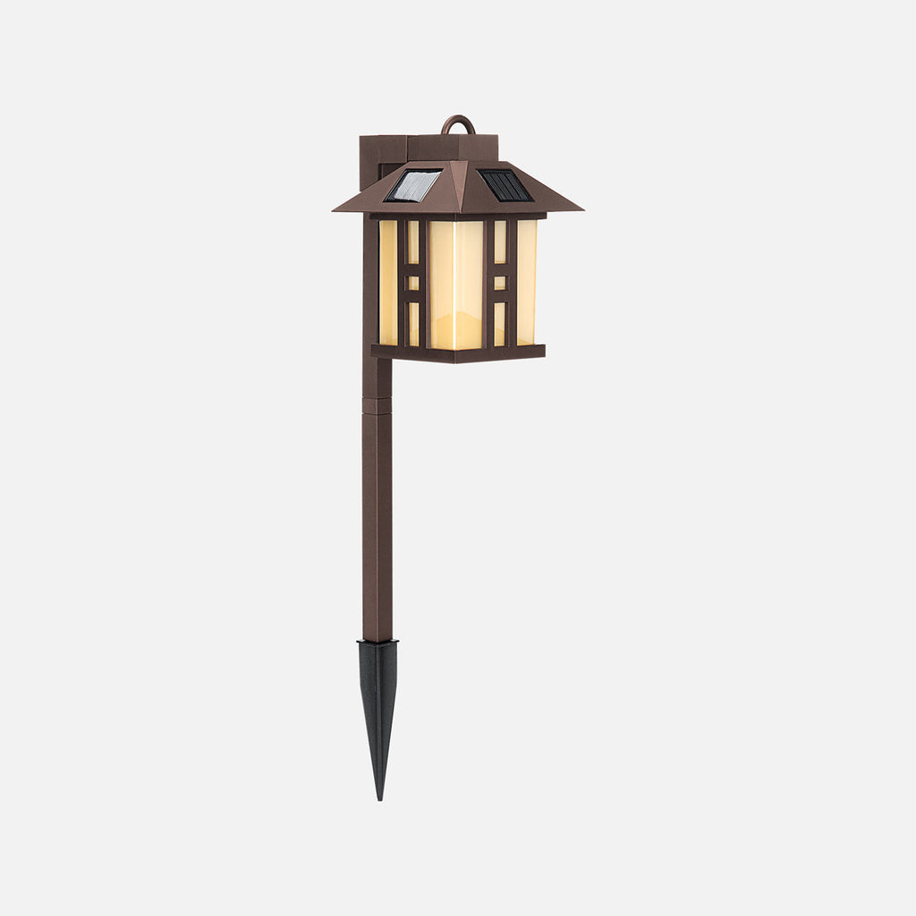NoWire GardenLantern Solar Path Lights – 4 Pack