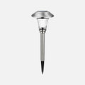 NoWire SteelGlow Solar Pathway Lights – 8 Pack