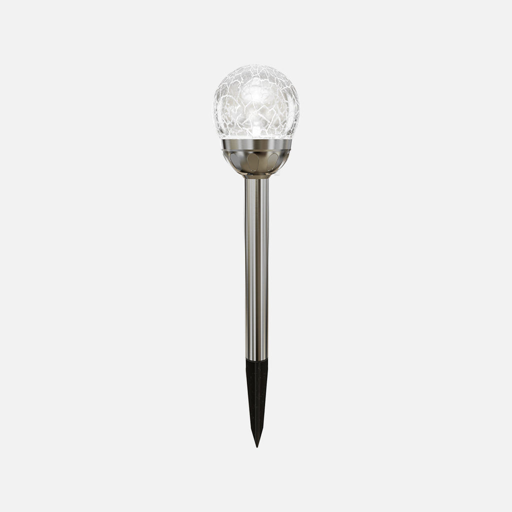 NoWire ColorGlow Solar Crackle Glass Ball Lights