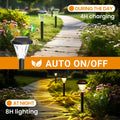 NoWire StarPath Solar Pathway Lights – 8 Pack
