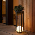 NoWire SolarGlow Outdoor LED Plant Stand