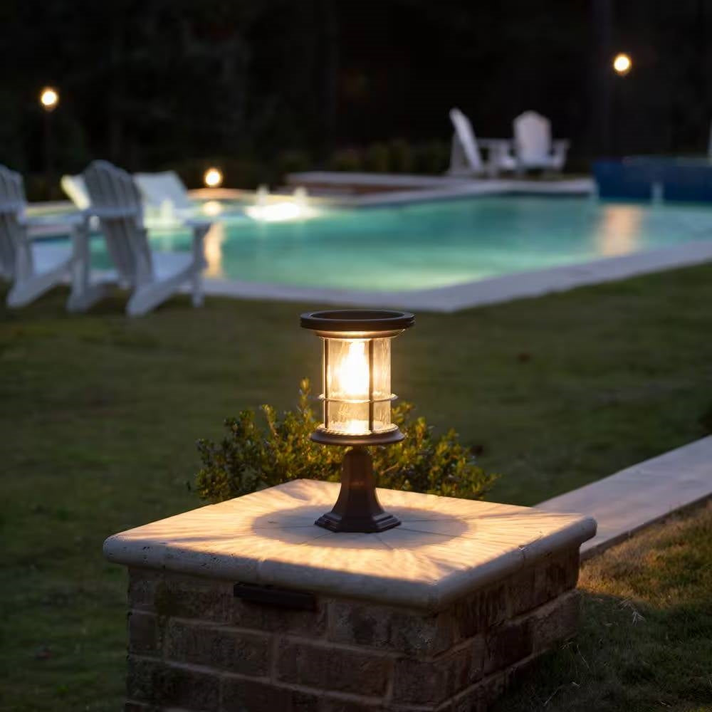 NoWire FlexGlow Solar Lantern – Pole, Base & Wall Mount