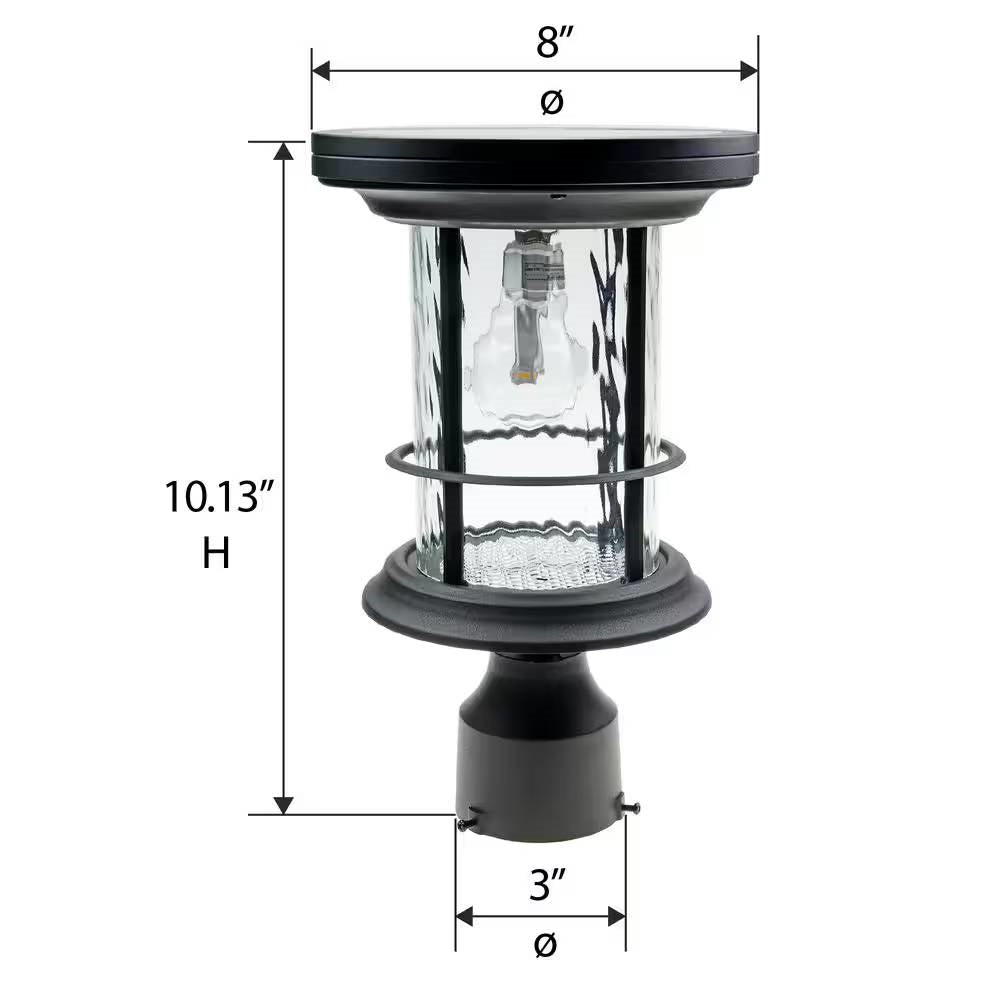 NoWire FlexGlow Solar Lantern – Pole, Base & Wall Mount