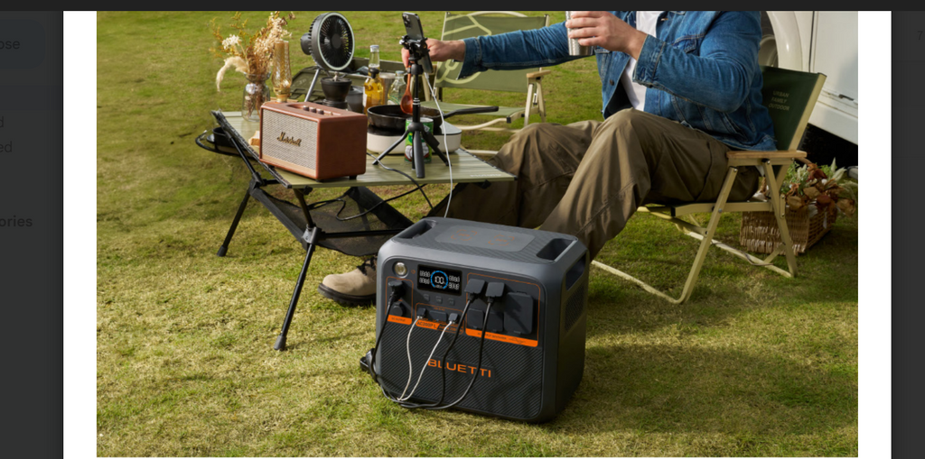 BLUETTI AC200PL Portable Power Station 2304Wh 2400W Expandable Solar Generator