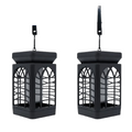 NoWire FlameGlow Solar Flickering Lanterns – 4 Pack