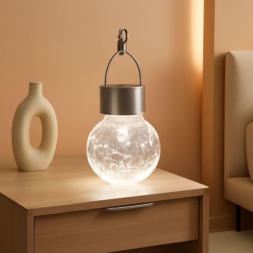 NoWire Hanging Globe Lights Waterproof Cold White 24 Pack