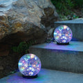 NoWire PrismGlow Solar Glass Globe Lights – 2 / 4 Pack