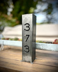 Steel Solar Address Light for Porch, Driveway & Entryway