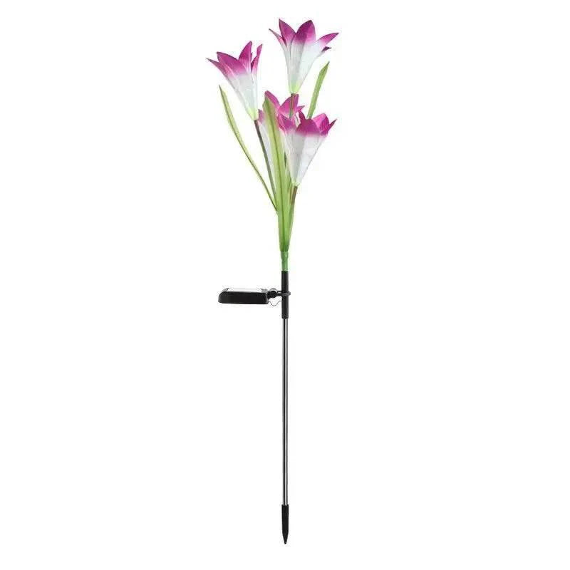 Outdoor Solar Lily Garden Lights Set