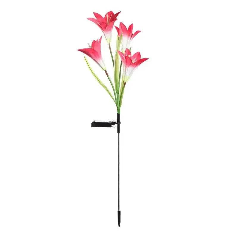 Outdoor Solar Lily Garden Lights Set