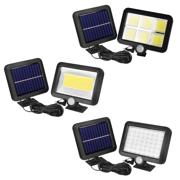 NoWire Horizon Solar Motion Security Light with Split Panel & Remote (Weatherproof)