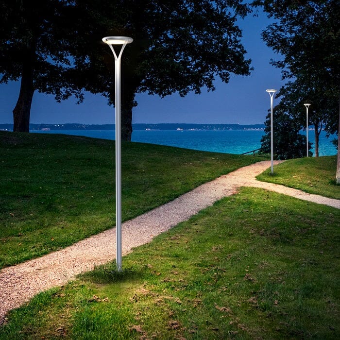NoWire Aurora Pro Solar Pole Light – Dusk-to-Dawn Security & Ambient Lighting